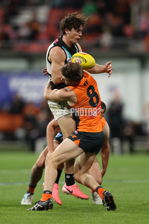 AFL 2024 Round 14 - GWS v Port Adelaide - A-51058701