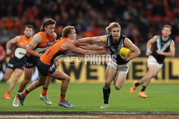 AFL 2024 Round 14 - GWS v Port Adelaide - A-51058706