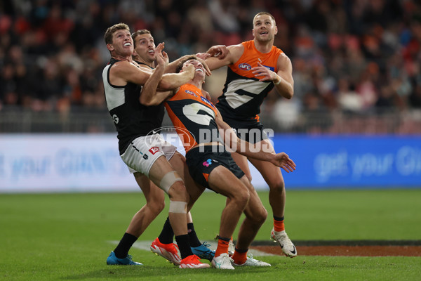 AFL 2024 Round 14 - GWS v Port Adelaide - A-51058711