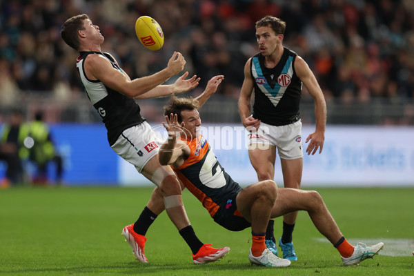 AFL 2024 Round 14 - GWS v Port Adelaide - A-51058713