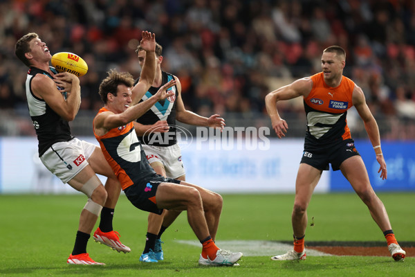 AFL 2024 Round 14 - GWS v Port Adelaide - A-51058714