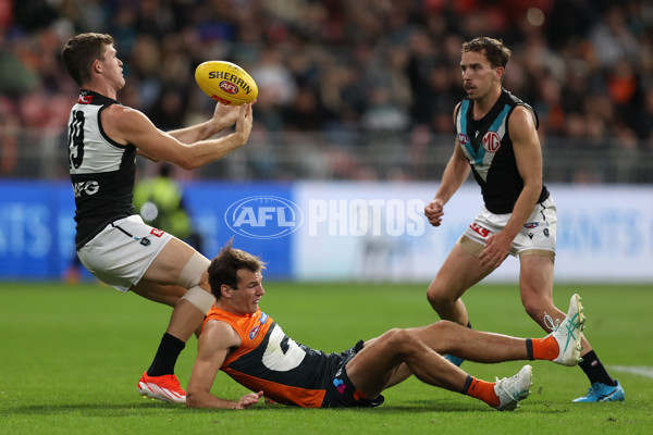 AFL 2024 Round 14 - GWS v Port Adelaide - A-51058715