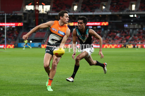 AFL 2024 Round 14 - GWS v Port Adelaide - A-51061606