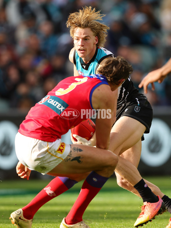 AFL 2024 Round 15 - Port Adelaide v Brisbane - A-51188367