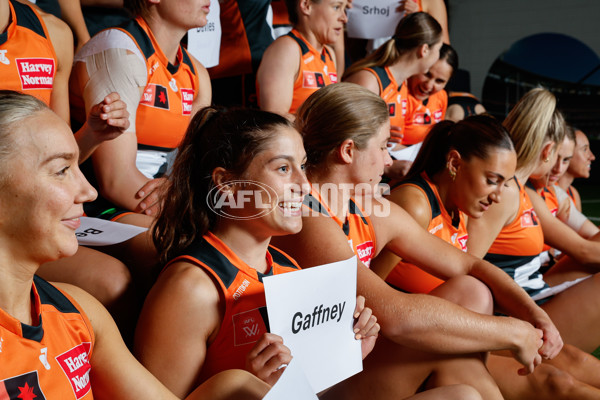 AFLW 2024 Media - GWS Team Photo Day - A-51251860