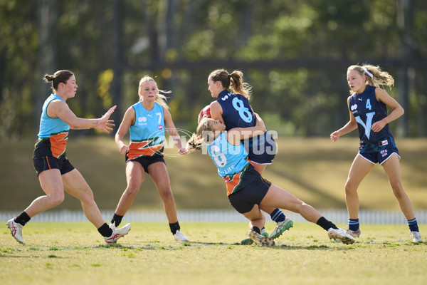 Marsh AFL Championships U18 Girls 2024 - Allies v Vic Metro - A-51415029