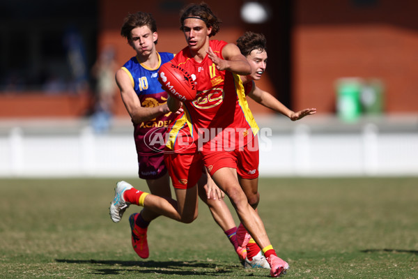 Marsh AFL Championships U16 Boys 2024 - Brisbane Academy v Gold Coast Academy - A-51472317