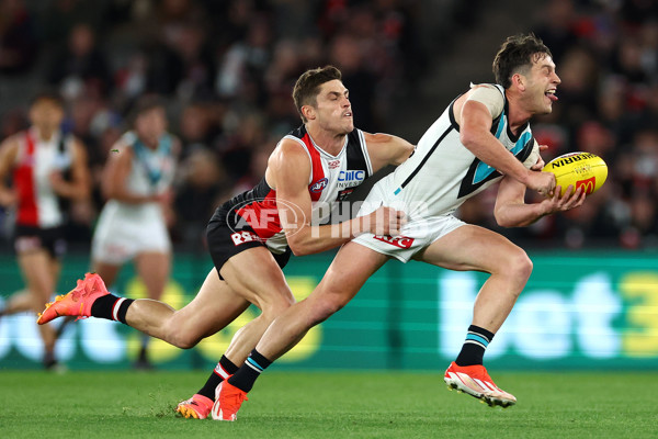 AFL 2024 Round 16 - St Kilda v Port Adelaide - A-51475086