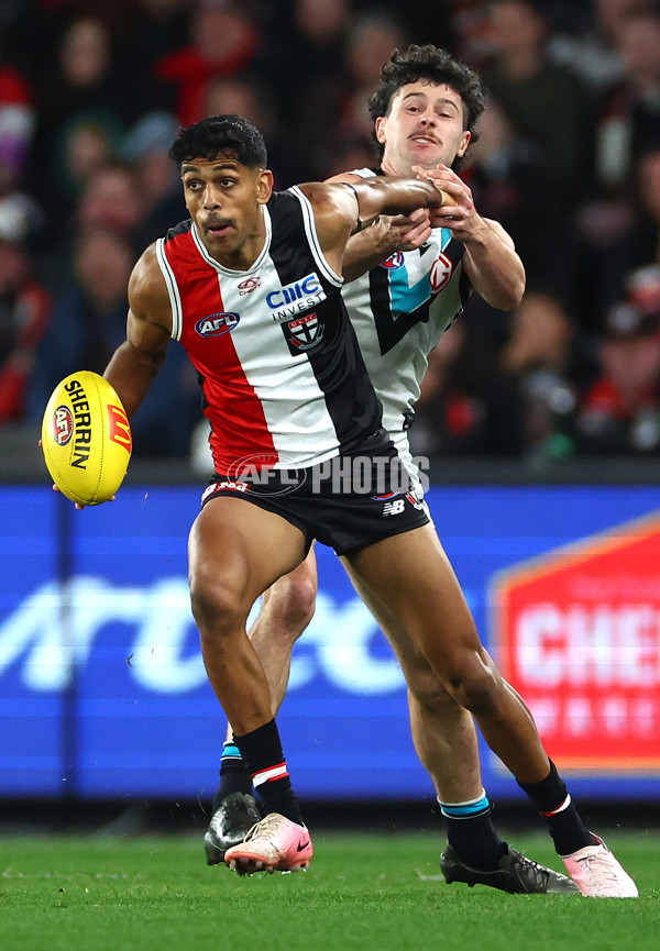 AFL 2024 Round 16 - St Kilda v Port Adelaide - A-51478131
