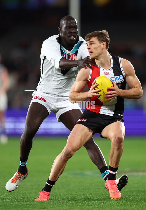 AFL 2024 Round 16 - St Kilda v Port Adelaide - A-51478150