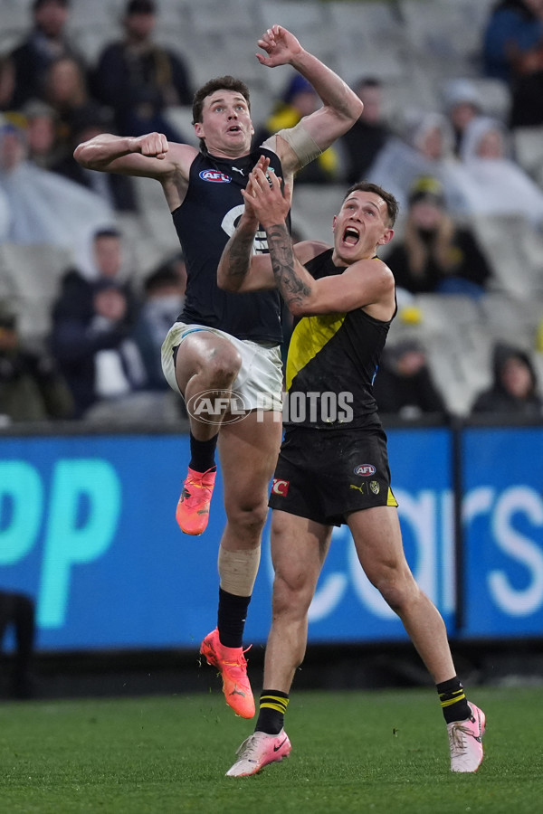 AFL 2024 Round 16 - Richmond v Carlton - A-51489626