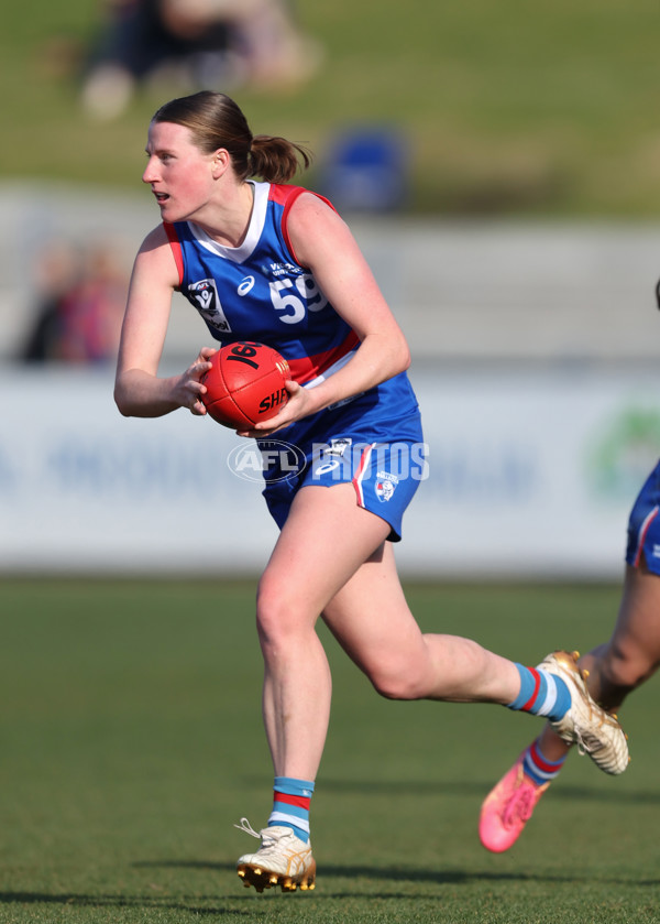 VFLW 2024 First Semi Final - Western Bulldogs v Port Melbourne - A-51628619