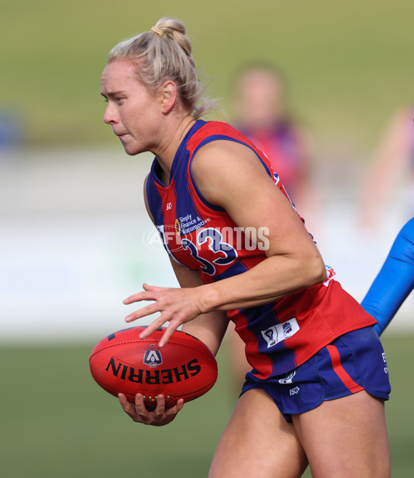 VFLW 2024 First Semi Final - Western Bulldogs v Port Melbourne - A-51642069