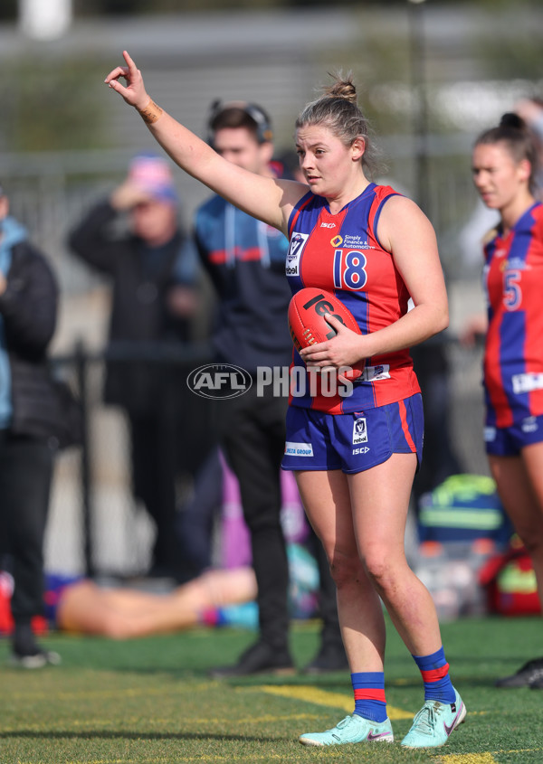 VFLW 2024 First Semi Final - Western Bulldogs v Port Melbourne - A-51644303