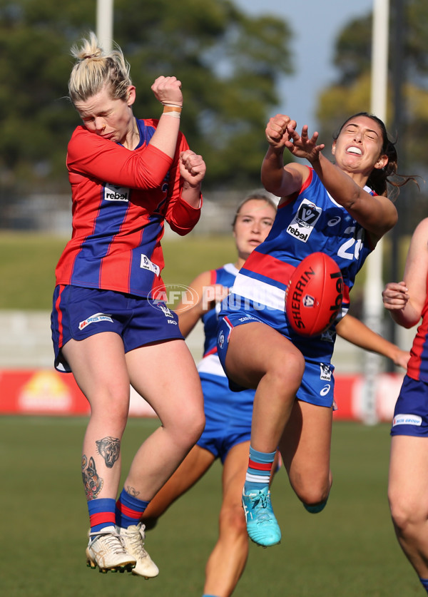 VFLW 2024 First Semi Final - Western Bulldogs v Port Melbourne - A-51651540