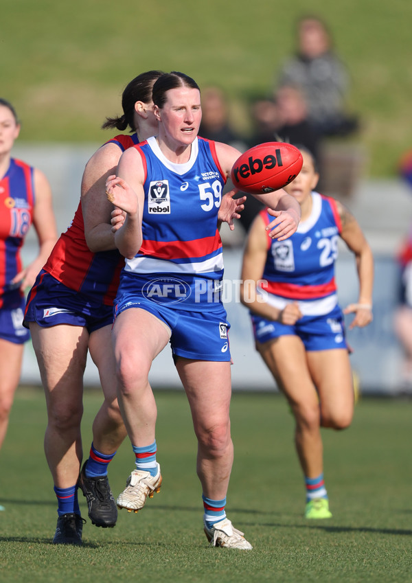 VFLW 2024 First Semi Final - Western Bulldogs v Port Melbourne - A-51656929