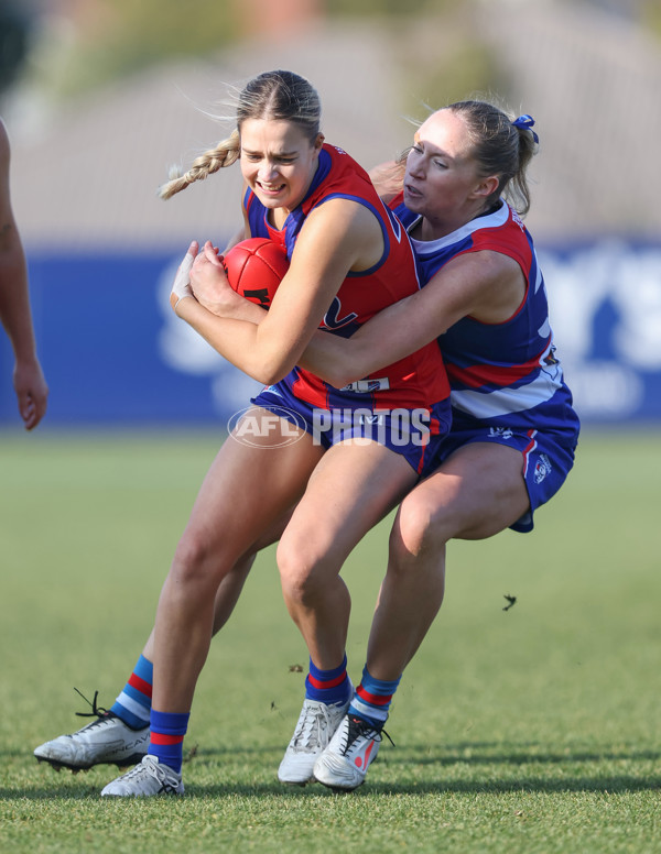 VFLW 2024 First Semi Final - Western Bulldogs v Port Melbourne - A-51656933