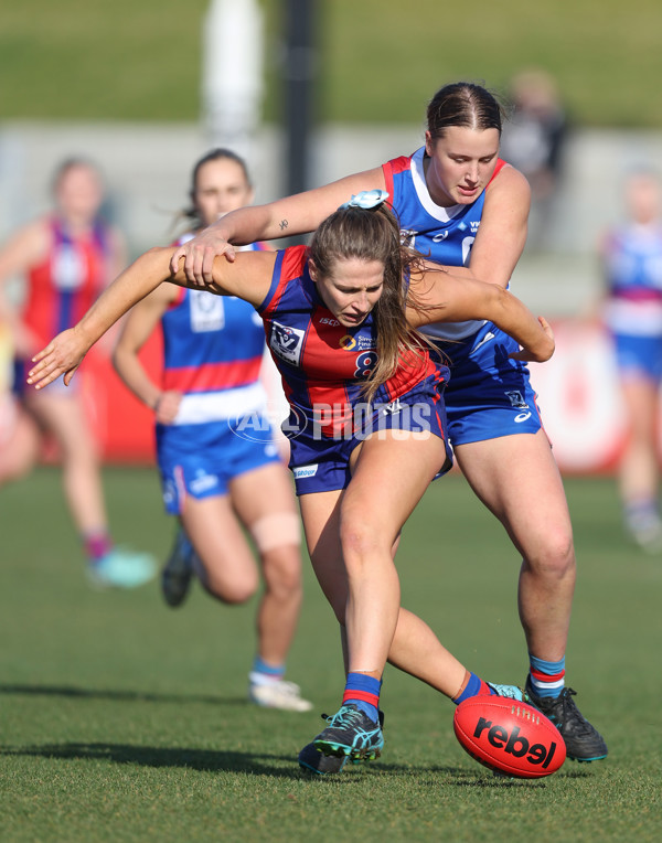 VFLW 2024 First Semi Final - Western Bulldogs v Port Melbourne - A-51659355