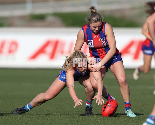 VFLW 2024 First Semi Final - Western Bulldogs v Port Melbourne - A-51659358