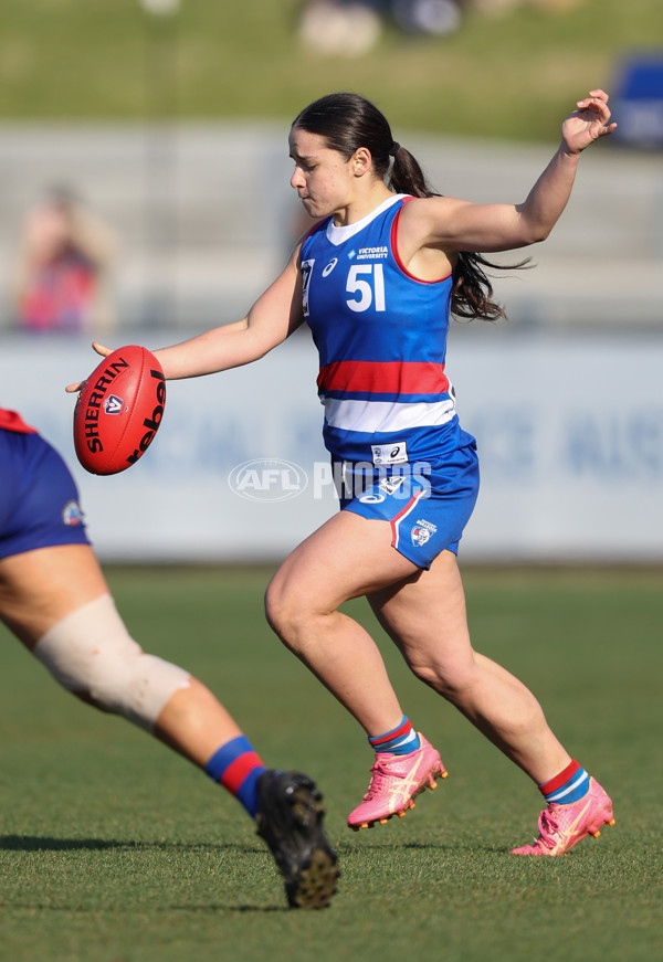 VFLW 2024 First Semi Final - Western Bulldogs v Port Melbourne - A-51659360