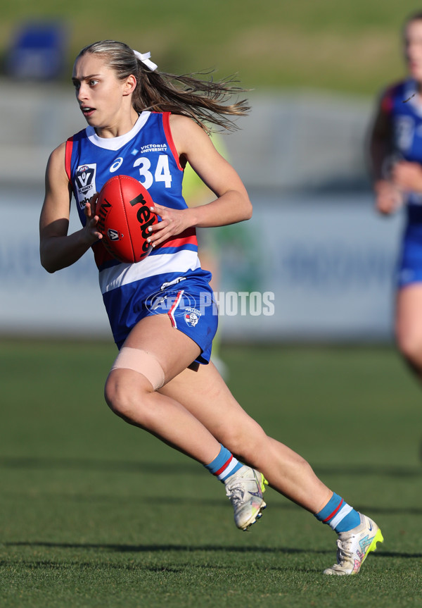 VFLW 2024 First Semi Final - Western Bulldogs v Port Melbourne - A-51663840