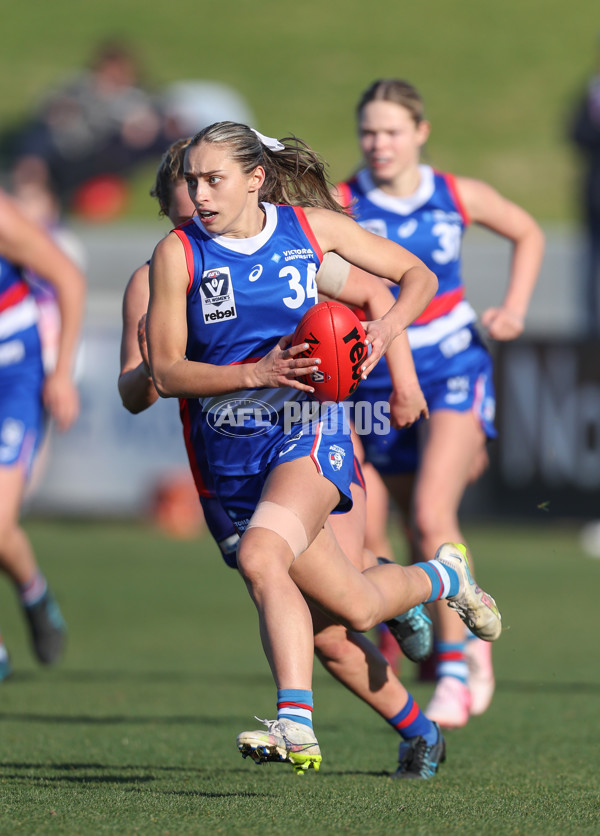 VFLW 2024 First Semi Final - Western Bulldogs v Port Melbourne - A-51663854