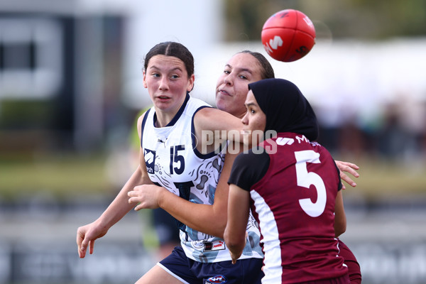 Marsh AFL National Championships U18 Girls 2024 - Queensland v Vic Country - A-51674862