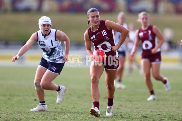 Marsh AFL National Championships U18 Girls 2024 - Queensland v Vic Country - A-51674931