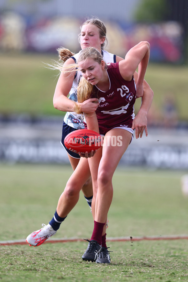 Marsh AFL National Championships U18 Girls 2024 - Queensland v Vic Country - A-51677780