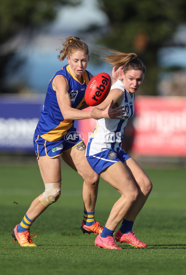 VFLW 2024 Second Semi Final - Williamstown and North Melbourne - A-51705949