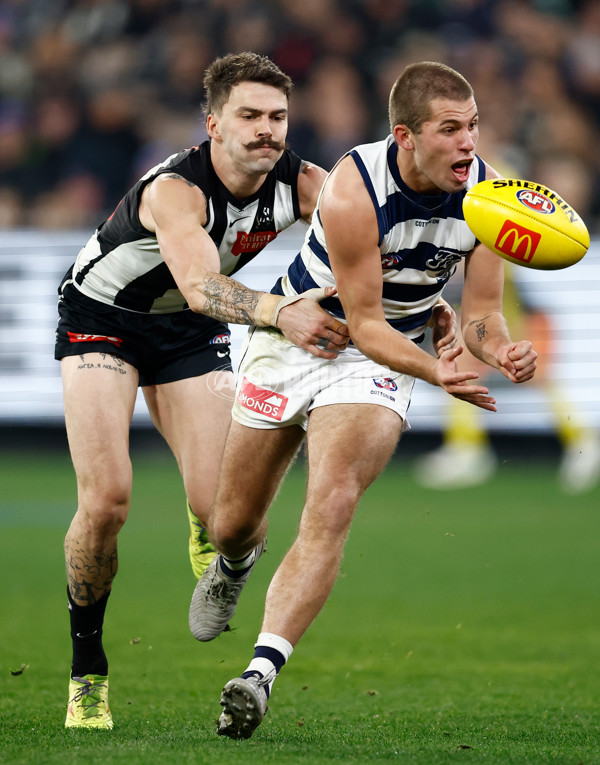 AFL 2024 Round 18 - Collingwood v Geelong - A-51788815