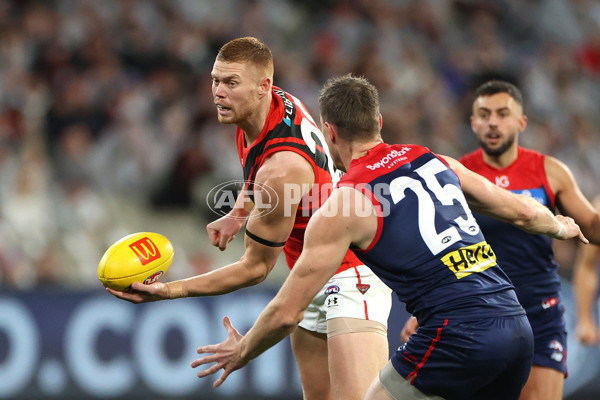 AFL 2024 Round 18 - Melbourne v Essendon - A-51819205