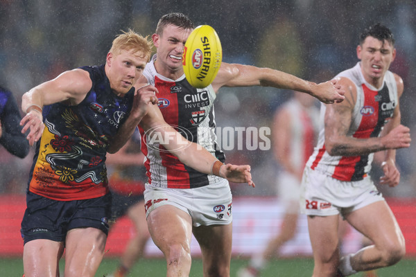 AFL 2024 Round 18 - Adelaide v St Kilda - A-51824676