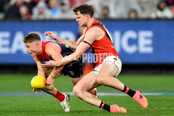 AFL 2024 Round 18 - Melbourne v Essendon - A-51832668