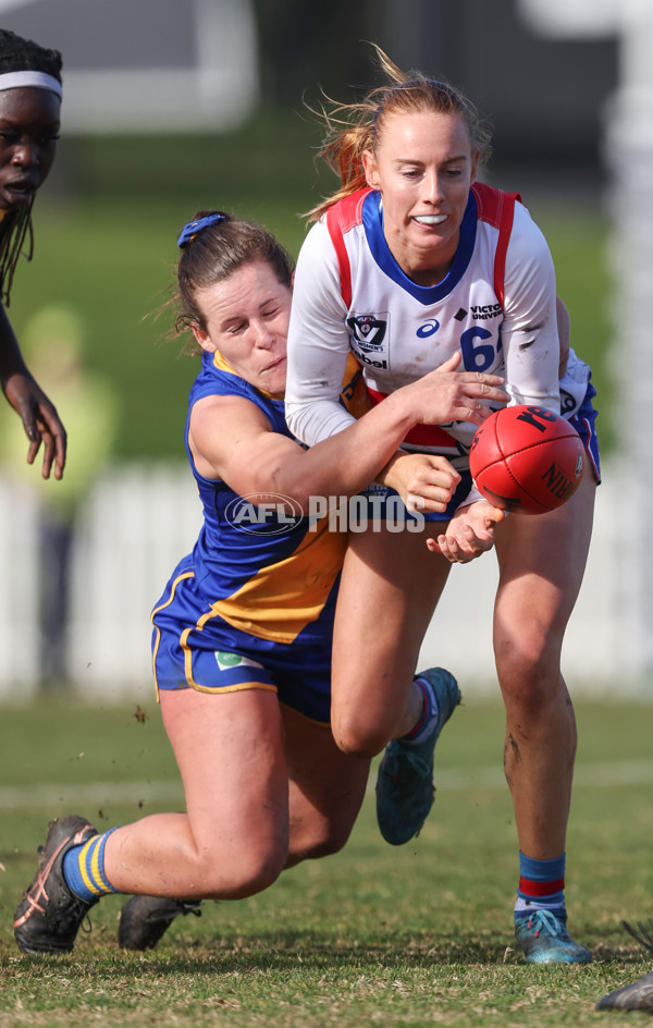 VFLW 2024 Preliminary Final - Williamstown v Western Bulldogs - A-51854422