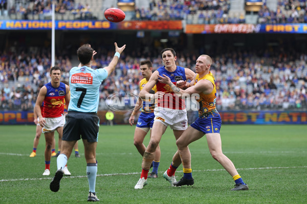 AFL 2024 Round 18 - West Coast v Brisbane - A-51855377