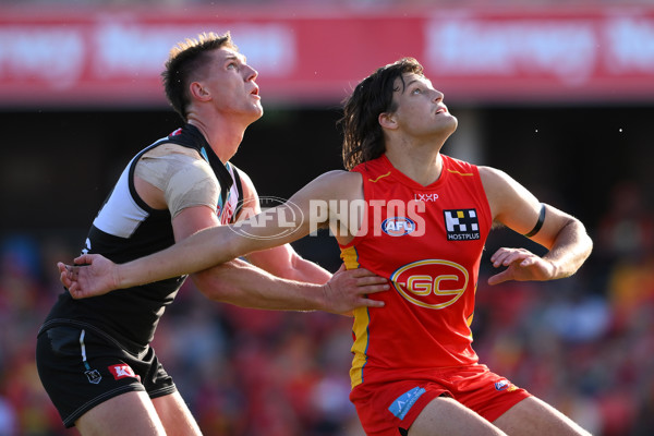 AFL 2024 Round 18 - Gold Coast v Port Adelaide - A-51855399