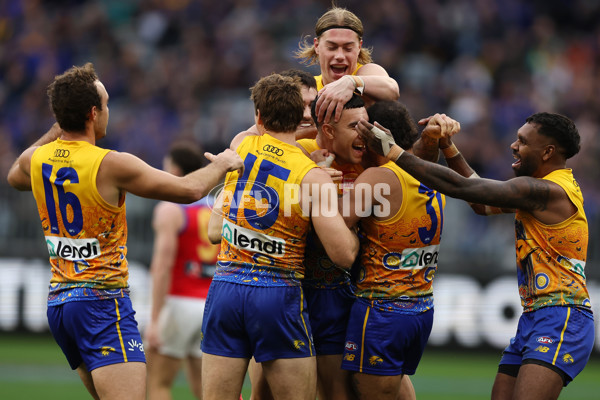 AFL 2024 Round 18 - West Coast v Brisbane - A-51861945