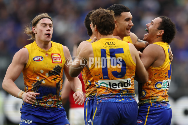 AFL 2024 Round 18 - West Coast v Brisbane - A-51861948