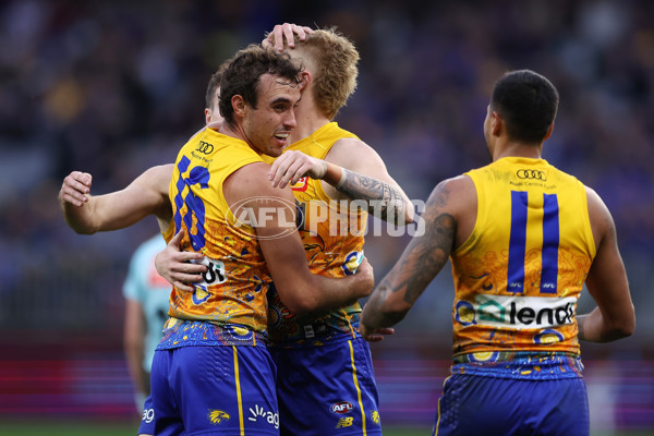 AFL 2024 Round 18 - West Coast v Brisbane - A-51861966