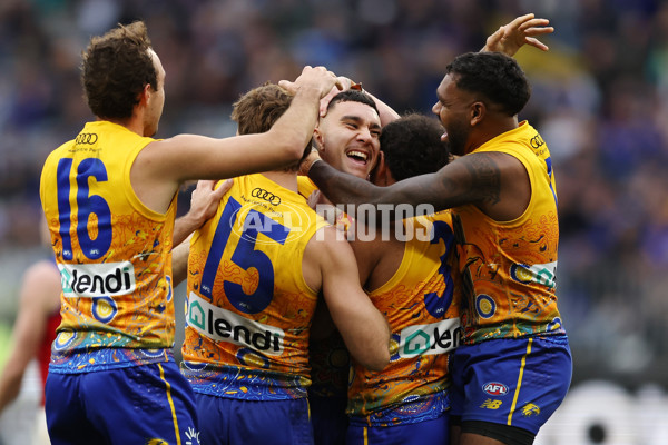 AFL 2024 Round 18 - West Coast v Brisbane - A-51862716