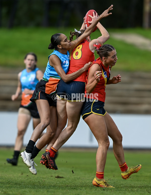 Marsh AFL National Championships U18 Girls 2024 - South Australia v Allies - A-51939485