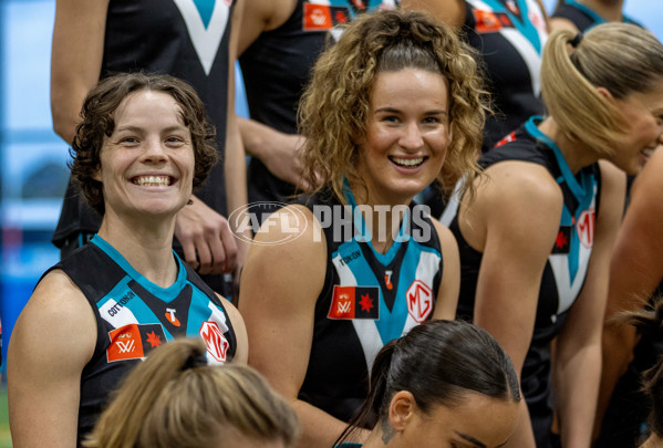 AFLW 2024 Media - Port Adelaide Team Photo Day - A-51946434