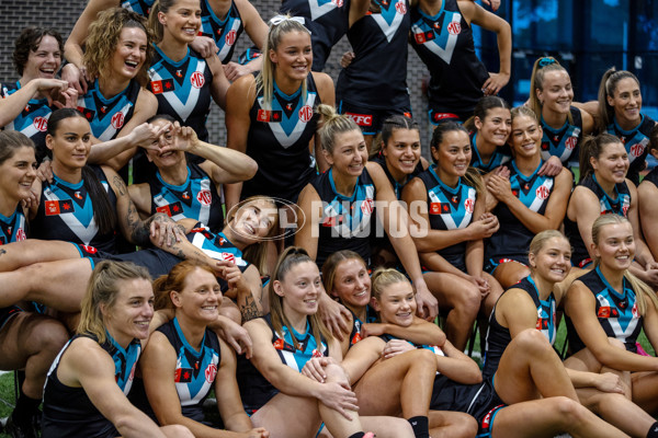 AFLW 2024 Media - Port Adelaide Team Photo Day - A-51946841