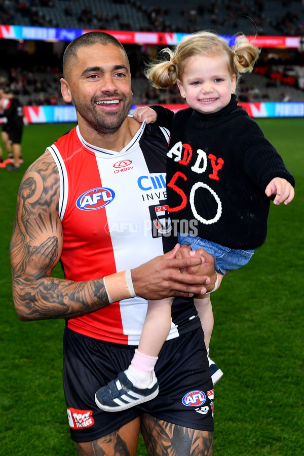 AFL 2024 Round 19 - St Kilda v West Coast - A-51969605