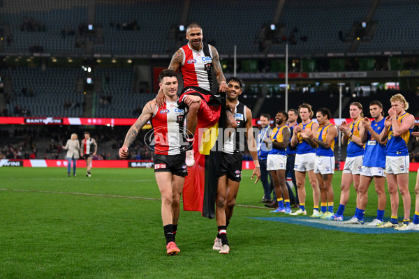 AFL 2024 Round 19 - St Kilda v West Coast - A-51981184