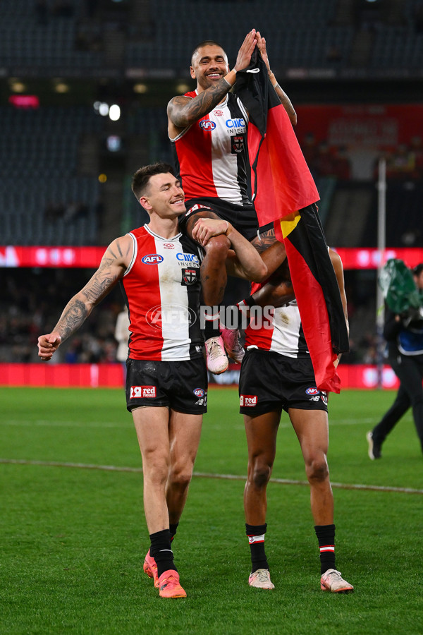 AFL 2024 Round 19 - St Kilda v West Coast - A-51981189