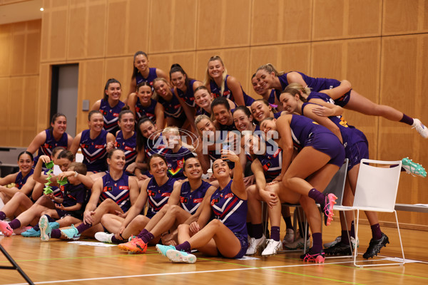 AFLW 2024 Media - Fremantle Team Photo Day - A-51990695