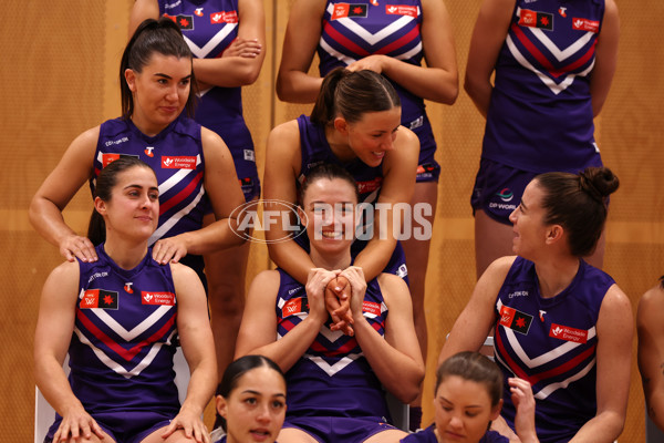 AFLW 2024 Media - Fremantle Team Photo Day - A-51990699