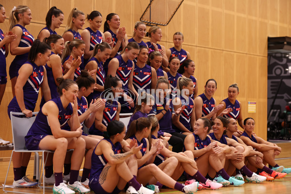 AFLW 2024 Media - Fremantle Team Photo Day - A-51990729